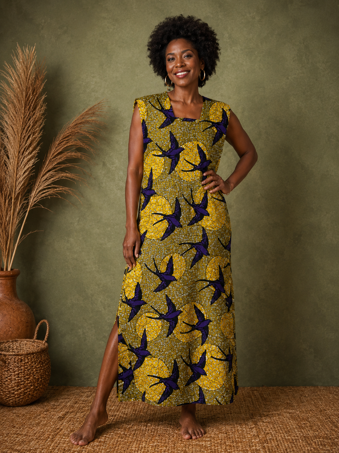 Vestido África Aves